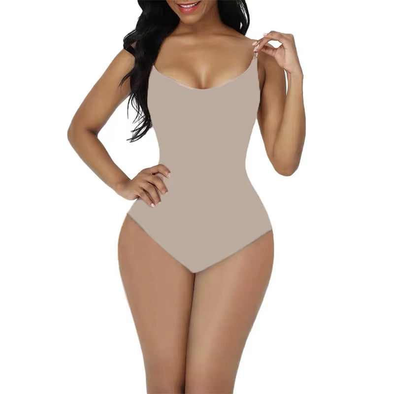 Women Bodysuit Tummy Control Shapewear Compression High Elastic Body Suits Seamless Sculpting Underwear for Women