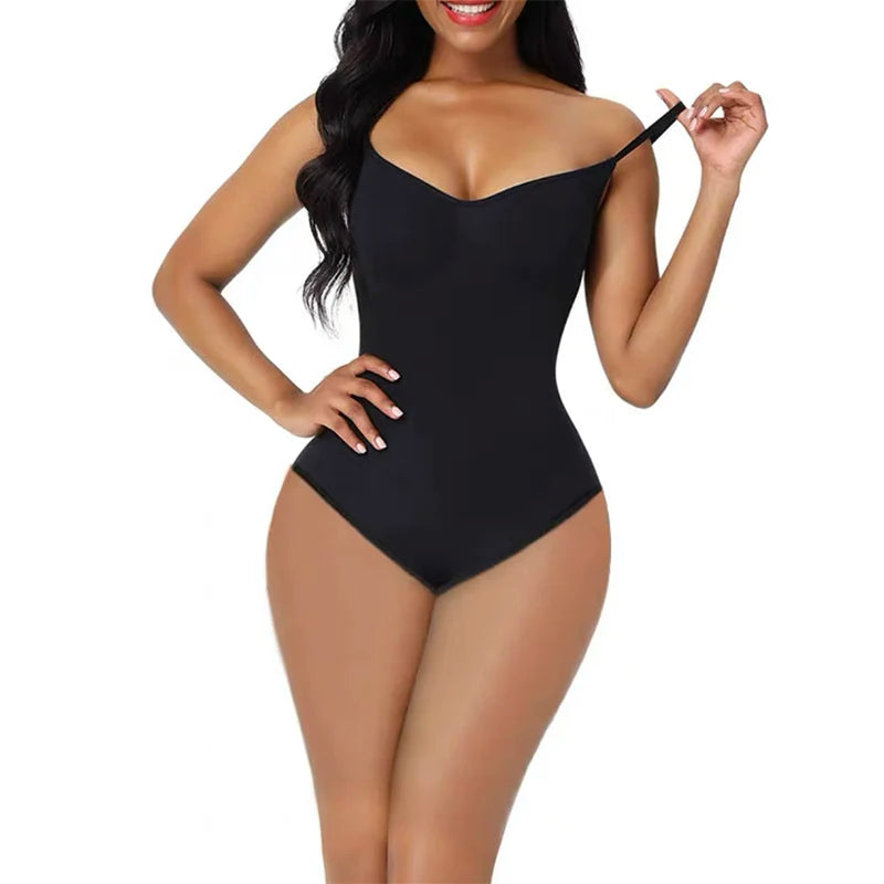 Women Bodysuit Tummy Control Shapewear Compression High Elastic Body Suits Seamless Sculpting Underwear for Women